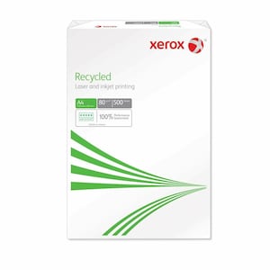 Carta riciclata Xerox per fotocopie laser A4 da 80 g/m² 500 1000 2500 5000 10000 risma Inkjet