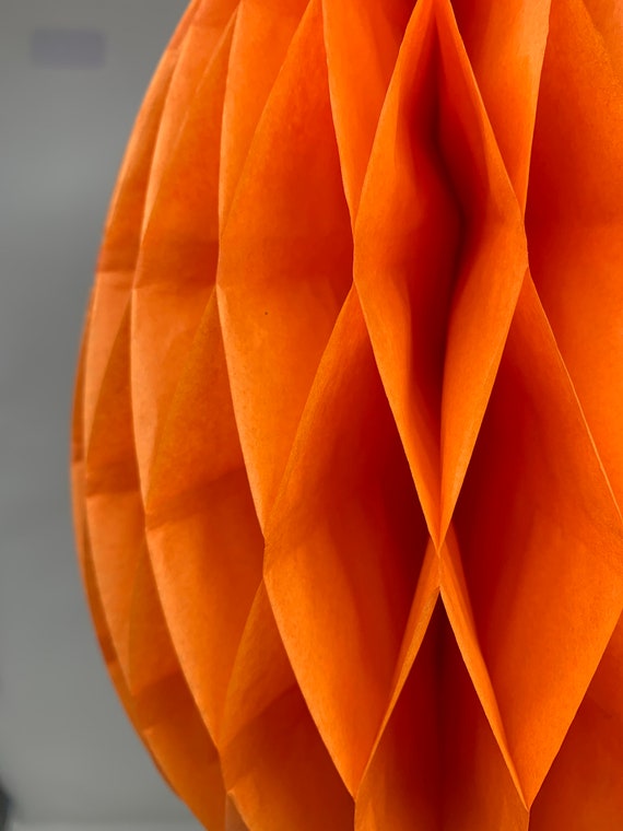 7 Uova Di Pasqua In Carta Velina Da Appendere - Decorazione A Nido D'Ape 10x8 Cm - Foto 6