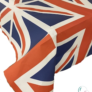 Grande tovaglia di carta con bandiera britannica, tovaglia, bandiera da festa, 1,6 milioni di euro, atletica leggera, festa in giardino, calcio