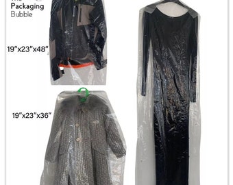 Klare Kleiderschutzhüllen Taschen Langes Kleid Anzug Hemd Tuch Kunststoffrollen