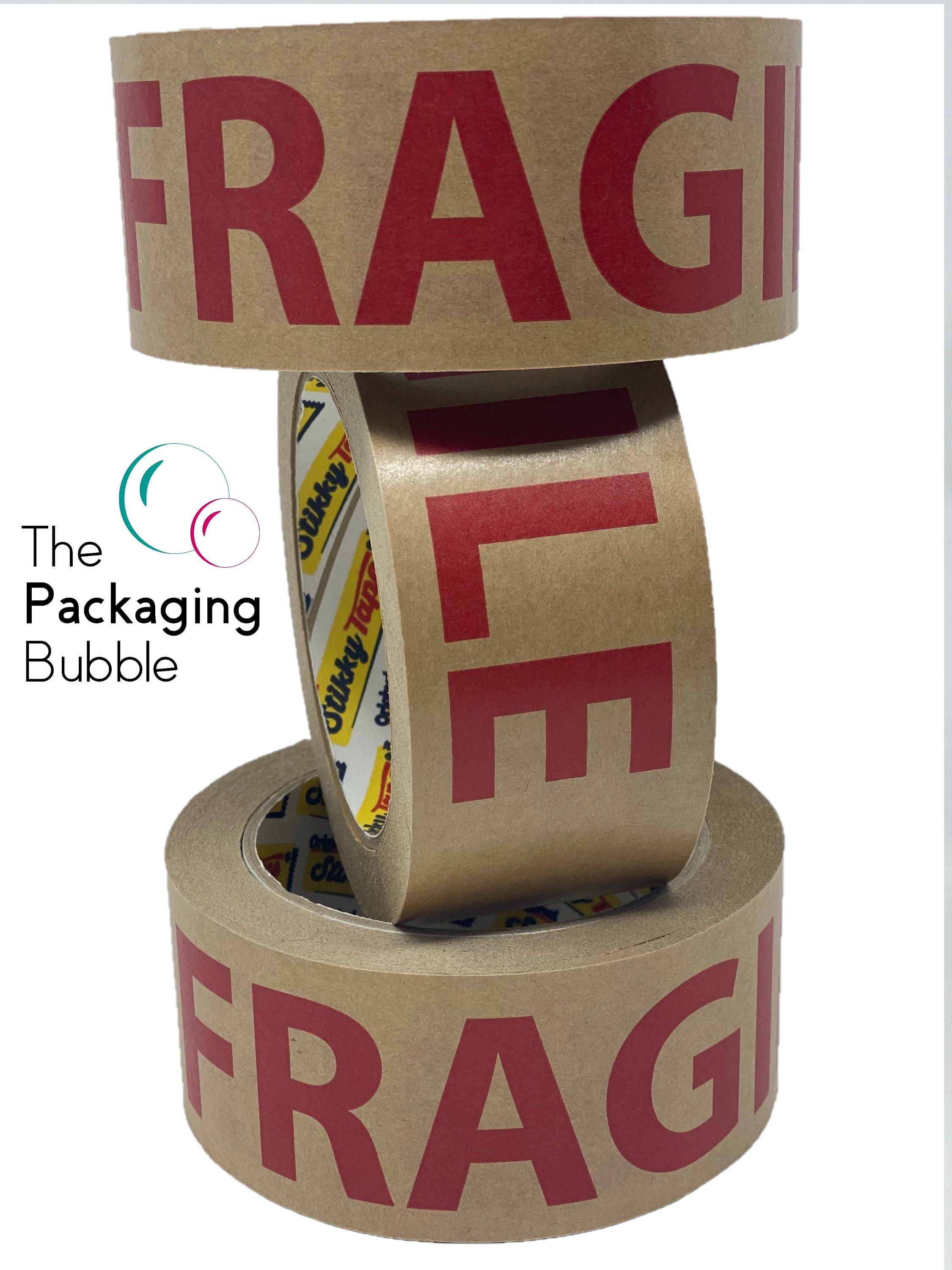 Recycled Kraft Paper Tape Eco Friendly Tape Eco Packaging Wide