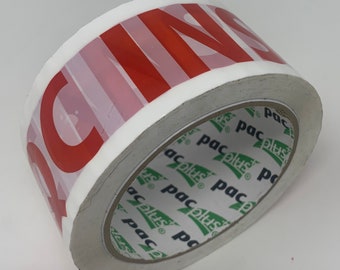 Q C INSPECTED Packaging Parcel Packing Tape Strong 50mm x 66m - Low Noise