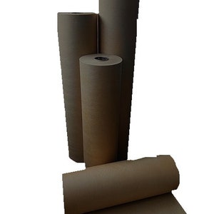 Brown Pure Kraft Paper Rolls Packing Wrapping Strong 90gsm Parcel Wrap Premium