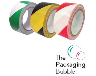 Hazard Warning Tape Rolls Self Adhesive Marking Barrier Safety Social Distancing