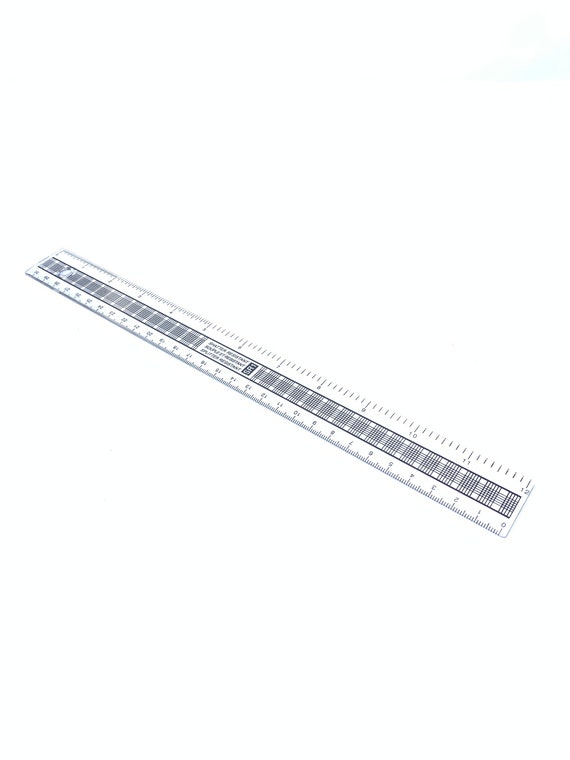 Ruler 30cm 12 Strong Clear Shatter Resistant Plastic Back to School College  Uni 