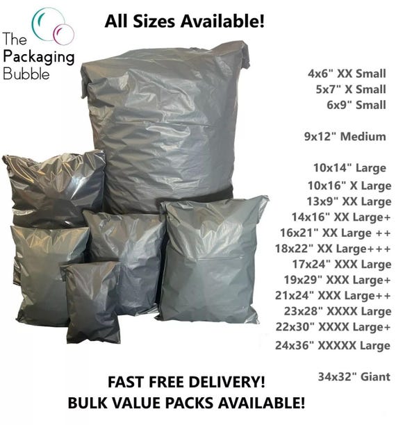 AKAR 25 Buste Postali Grigie 61x91 Cm – Polietilene 60 Micron – Autoadesive Con Striscia In Alluminio – Antimanomissione – XX-Large