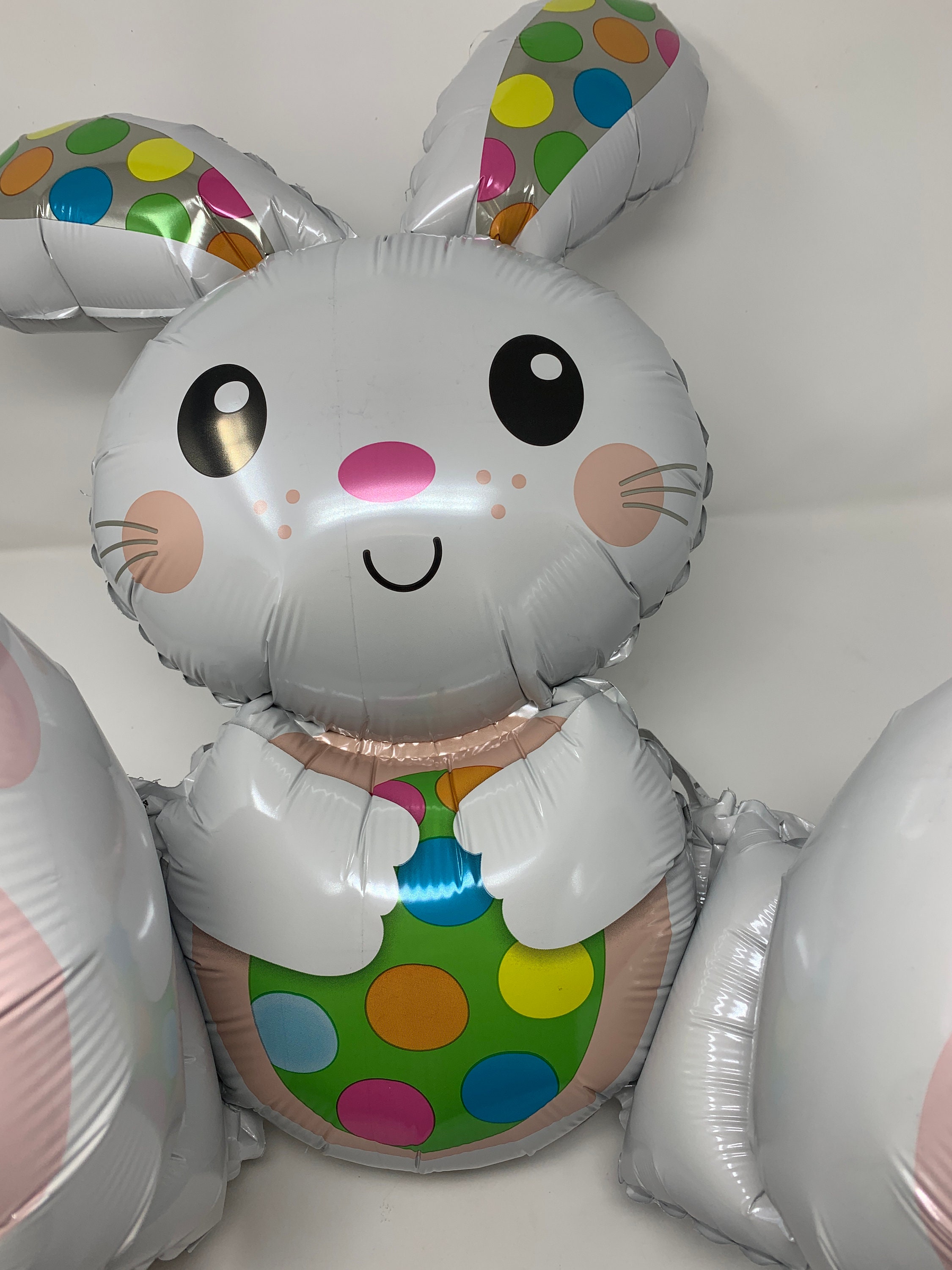 Folienballon Osterhase – Wiederverwendbar, 50x45 Cm, Helium-geeignet, Für Deko & Geschenke