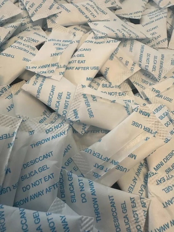 Silica Gel Bustine Multiuso, 200 Packs X 1g Anti Umidità, Gel Di - Foto 9