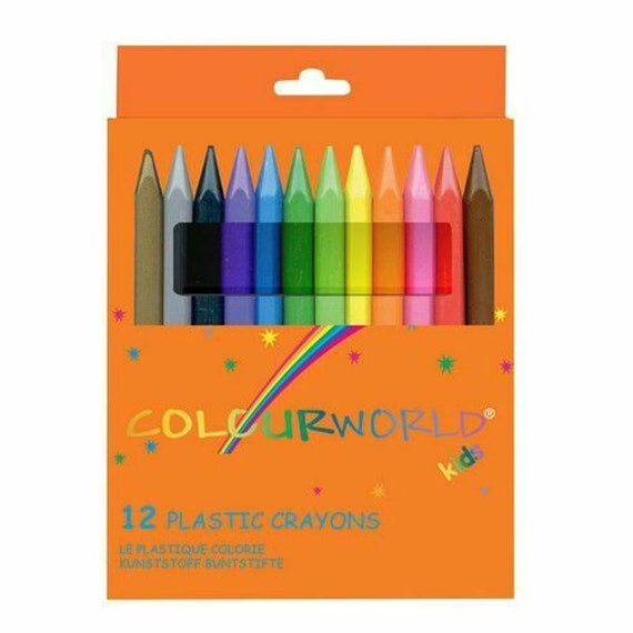 Buy Assorted Metallic Wax Crayons 12pk