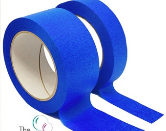 Blue Professional Masking Tape Roll 50M x25mm 38mm 50mm Automotive Auto Car Decorator