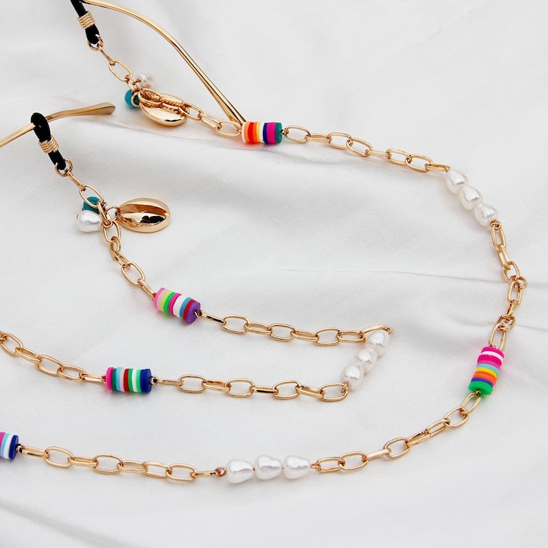 Catena Per Occhiali Catena Bacchetta E Perle - MIA's Italy - Foto 4