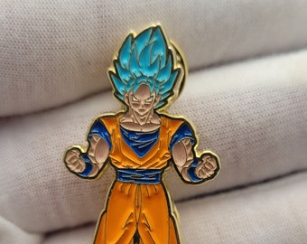 2" LIMITED EDITION Heavy Enamel Pin Fighter Hero GOD mode (Gold Version)