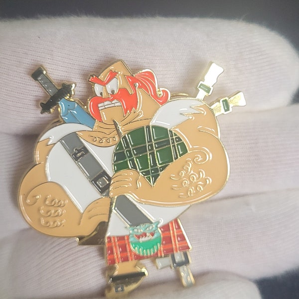 2" LIMITED EDITION Heavy Enamel Pin SCOTSMAN V3