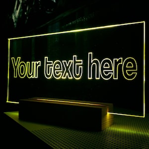 Custom Sign For Business, Custom Wall Sign, Custom Text, Personalized Led Sign Gift, Social Media Sign, Neon Wall Hanging Decor, LED Schild