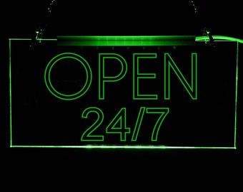 Open Sign, Open Sign Led Light, Open Sign For Business, Open 24 Hour Neon Sign, Open 24 Hrs, Wall Hanging Open Bar Sign, Open Bar Signage