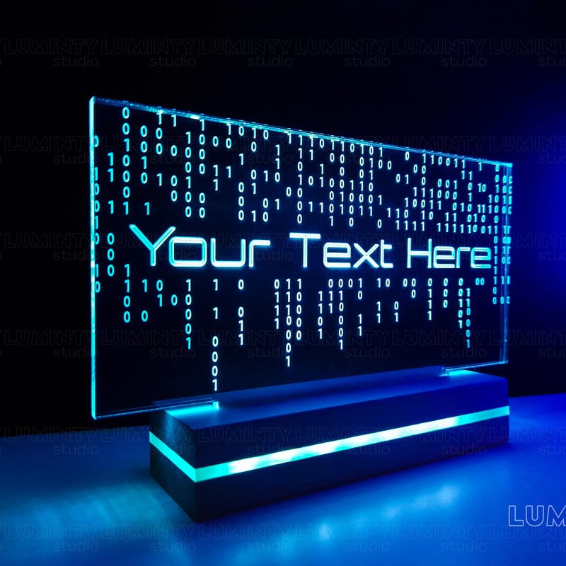 Programmer Glass Sign Programmer Neon Sign - Etsy