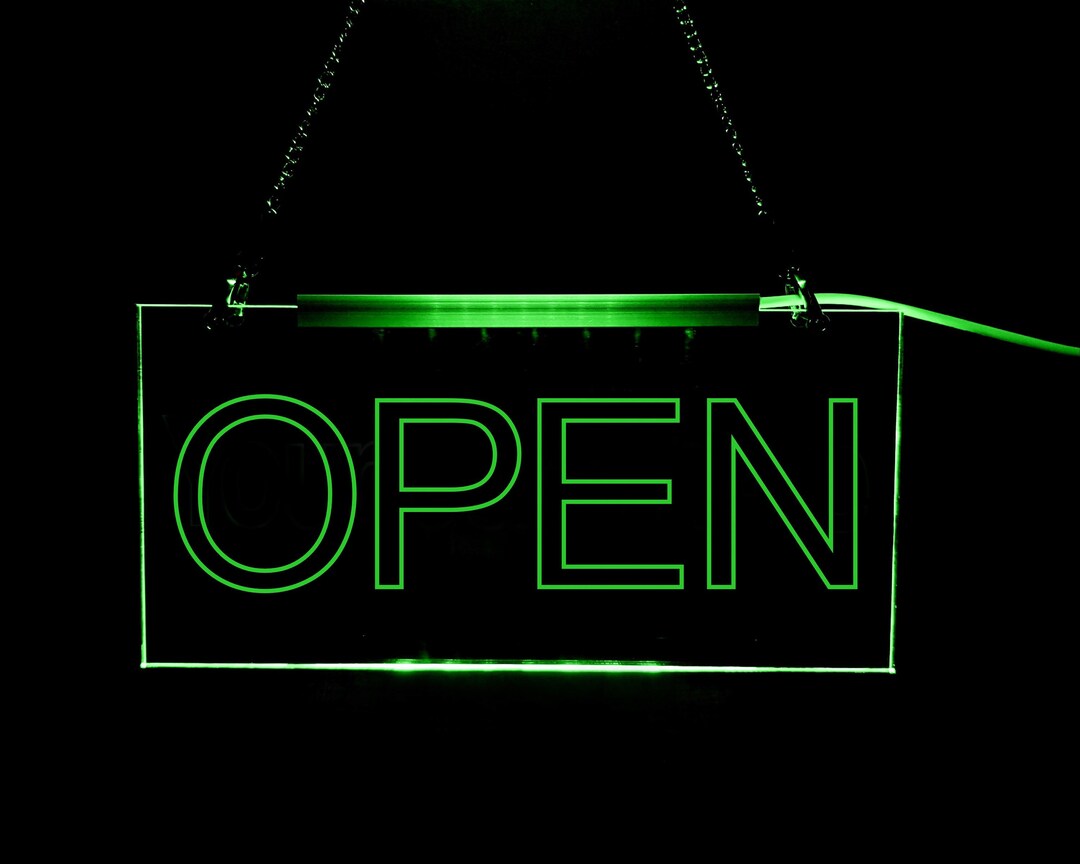 Open Pub Sign Open Led Sign, Wall Hanging Open Sign, Bar Pub Led Light Sign, Custom ...