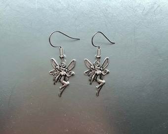 fairy earrings, pride, lesbian, lgbtq+,gay, jewelry, aesthetic, indie, selfmade, cottagecore, minimalistic, alternative