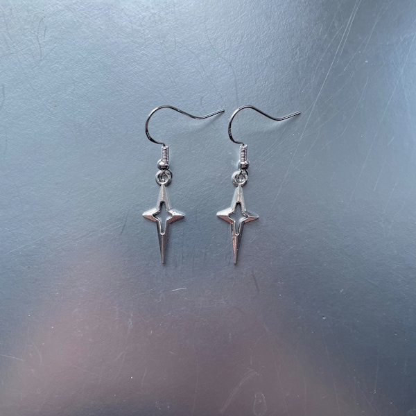 Star - earrings, pride, lesbian, lgbtq+,gay, jewelry, aesthetic, indie, selfmade, Melanie Martinez, alternative