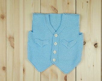 Hand Knit Baby Cardigan - newborn cardigan - Baby  Outfit - Knitted Baby Clothes - Knitted Baby Cardigan - Knit Baby Top