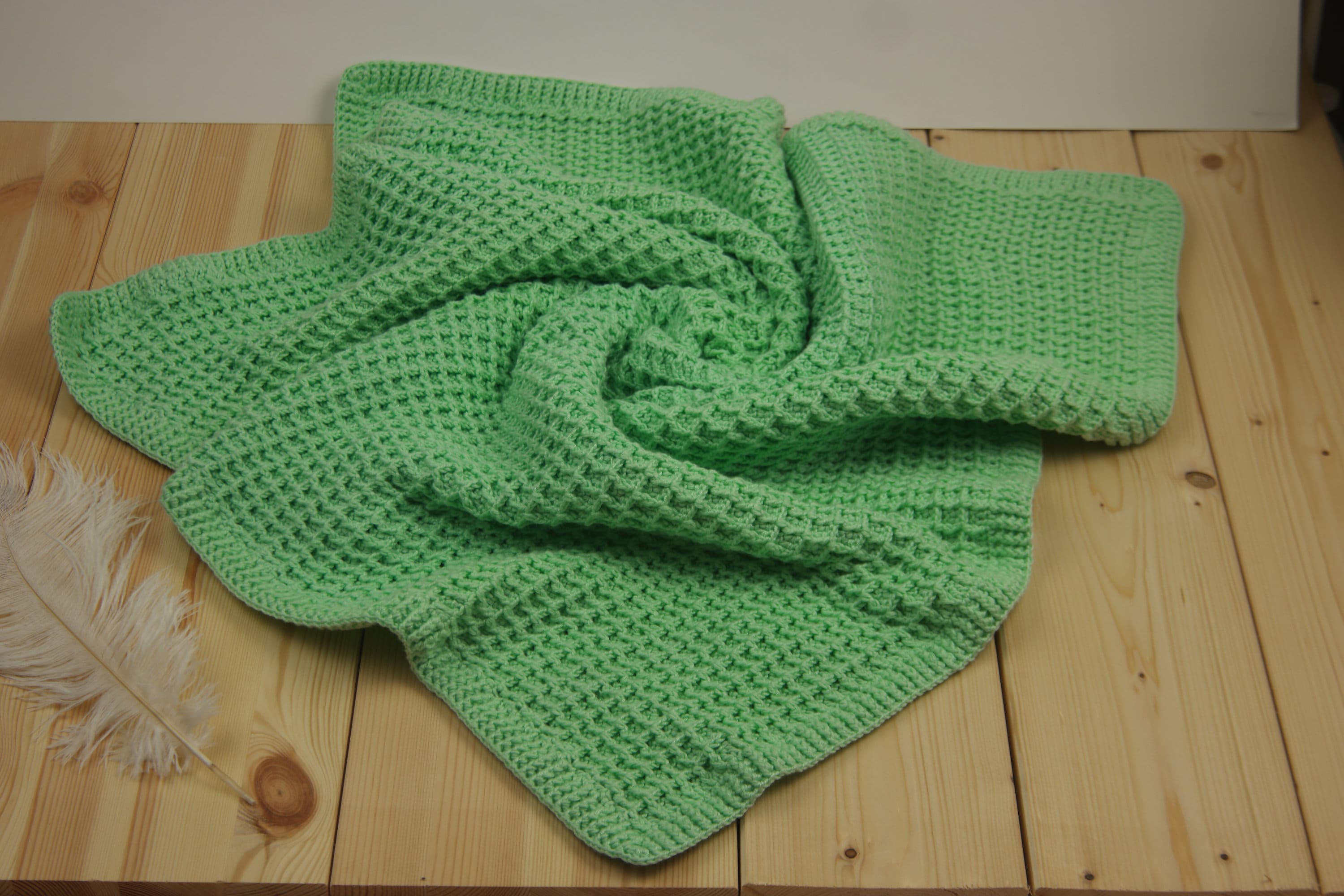 Baby Blanket Cotton Boho Blanket Gender Neutral Toddler Blanket Baby