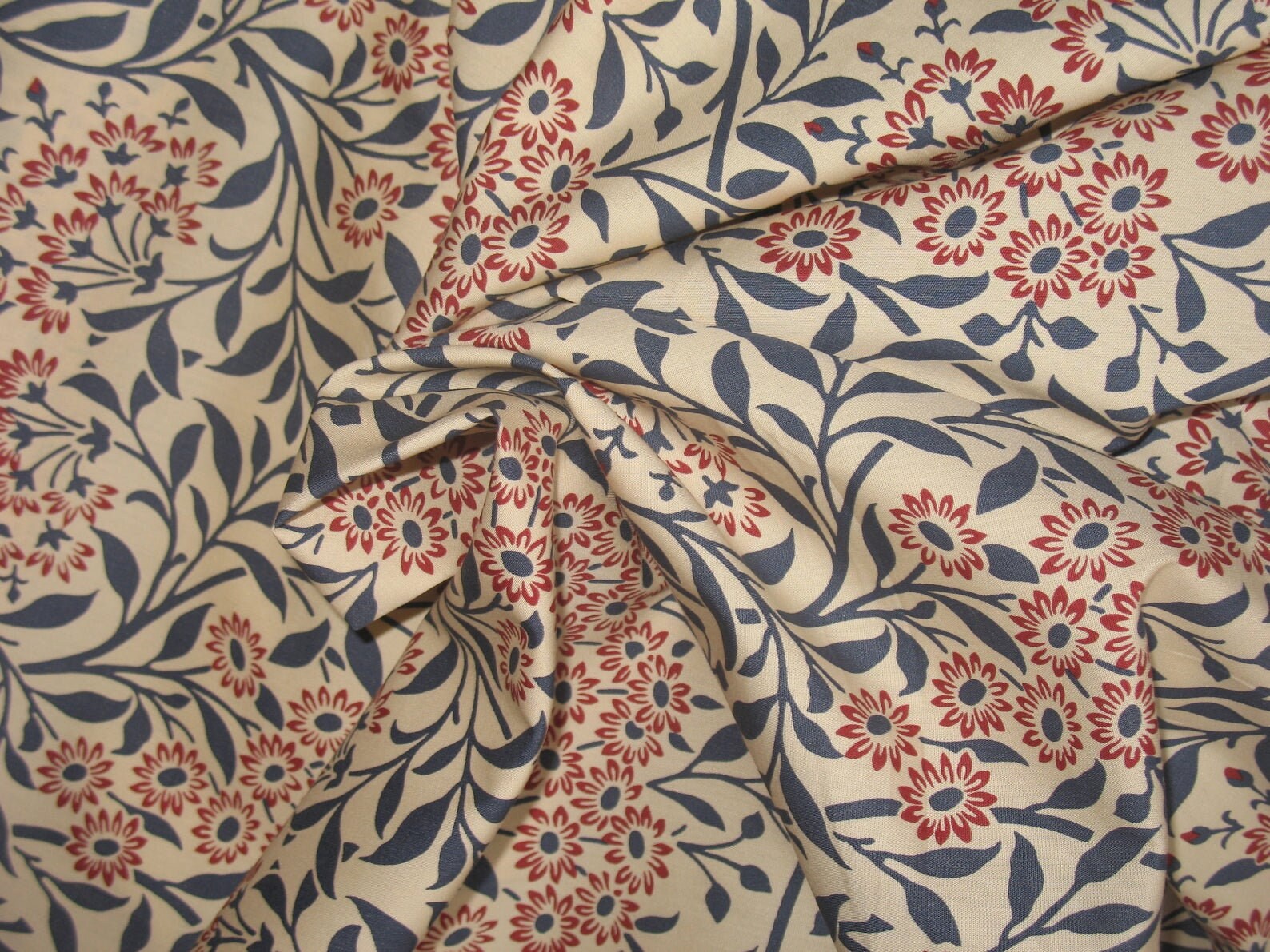 William Morris Michaelmas Daisy curtain fabric by the meter Etsy