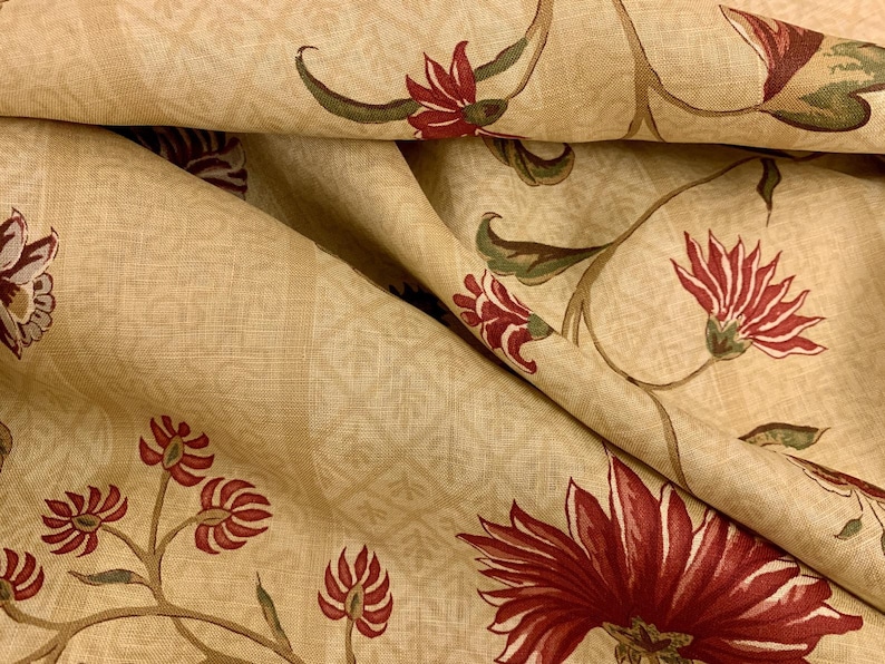 Zoffany Coromandel 100 Linen Curtain Fabric by the Meter / Etsy