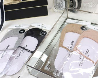 7DAYSSOCKS Women’s No Show Slingback Socks - 4 Pair