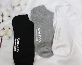 Fragrant Cotton Ankle Socks – Women's 3-Pair Set, Made in Korea