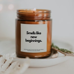 Smells Like New Beginnings, New Home Gift, Cute Housewarming Gift, House Warming Gifts New Home, New Home Owner Gift, Realtor Closing Gift