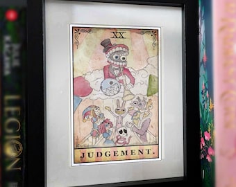 Ilustración de carta del Tarot TMDC dibujada a mano - JUICIO