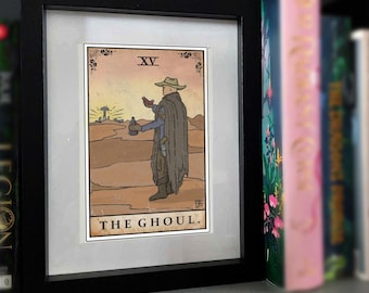 Lámina de tarot de FALLOUT - COOPER (el ghoul)