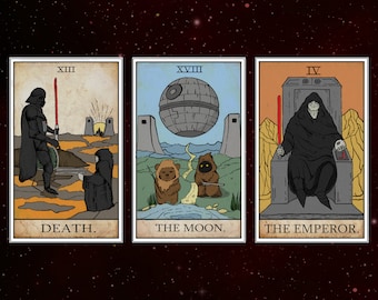 Paquete de 3 cartas del tarot de Star Wars - SITH