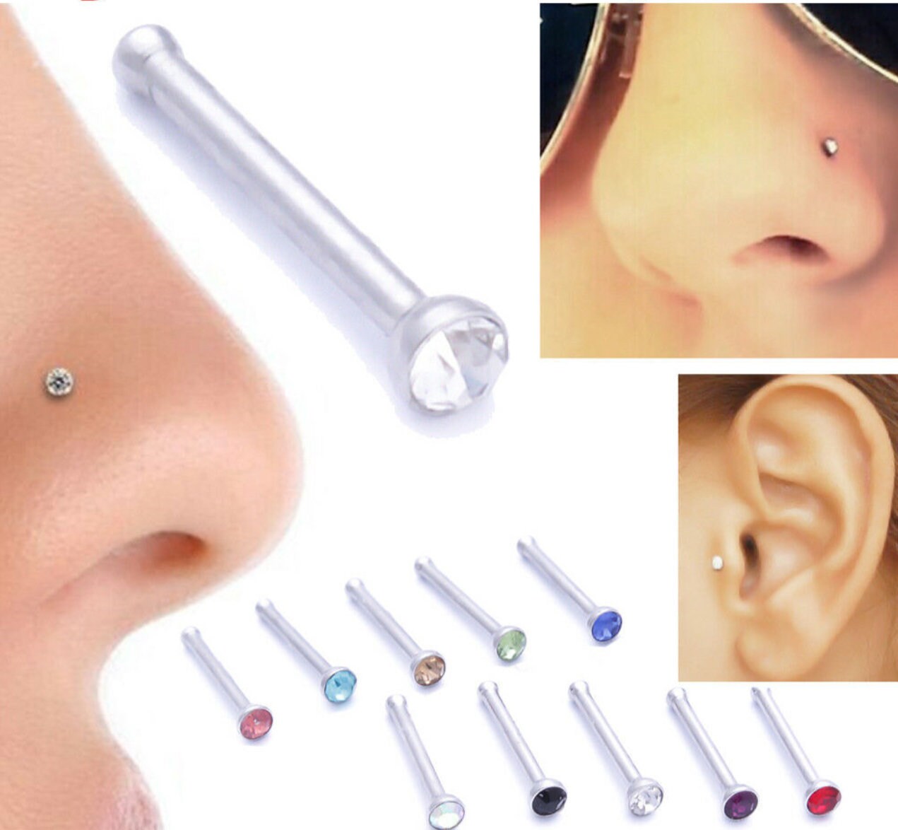 Nose stud hotsell piercing cost