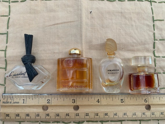 Vintage perfume miniature bottles Lot of 4, cosme… - image 3