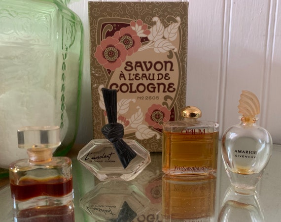 Vintage perfume miniature bottles Lot of 4, cosme… - image 2
