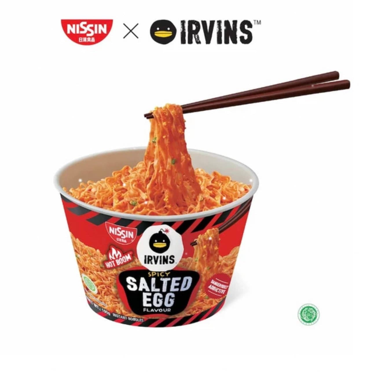Famous Irvins Salted Egg Flavor Cup Noodles (in Collab With Nissin!) X ...