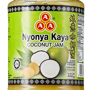 AAA (Triple A) Nonya Kaya (Coconut Jam), 400g. Imported from Singapore x 2