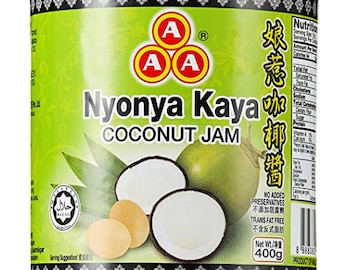 AAA (Triple A) Nonya Kaya (confiture de noix de coco), 400g. Importé de Singapour x 2