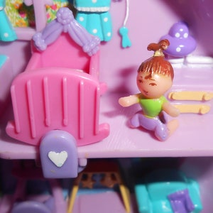 Polly Pocket Vintage 1994 - Strollin Baby Playtime Fun Playset Avec Bébé - Occasion
