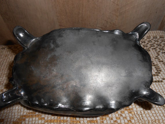 Vintage 1930's Art Deco- Pot Metal- Lidded Jewelr… - image 3