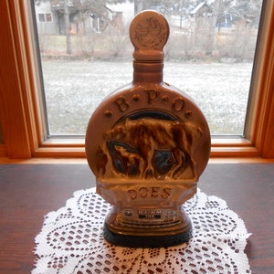 Vintage Jim Beam Decanter 50th Anniversary &quot;DOES&quot;