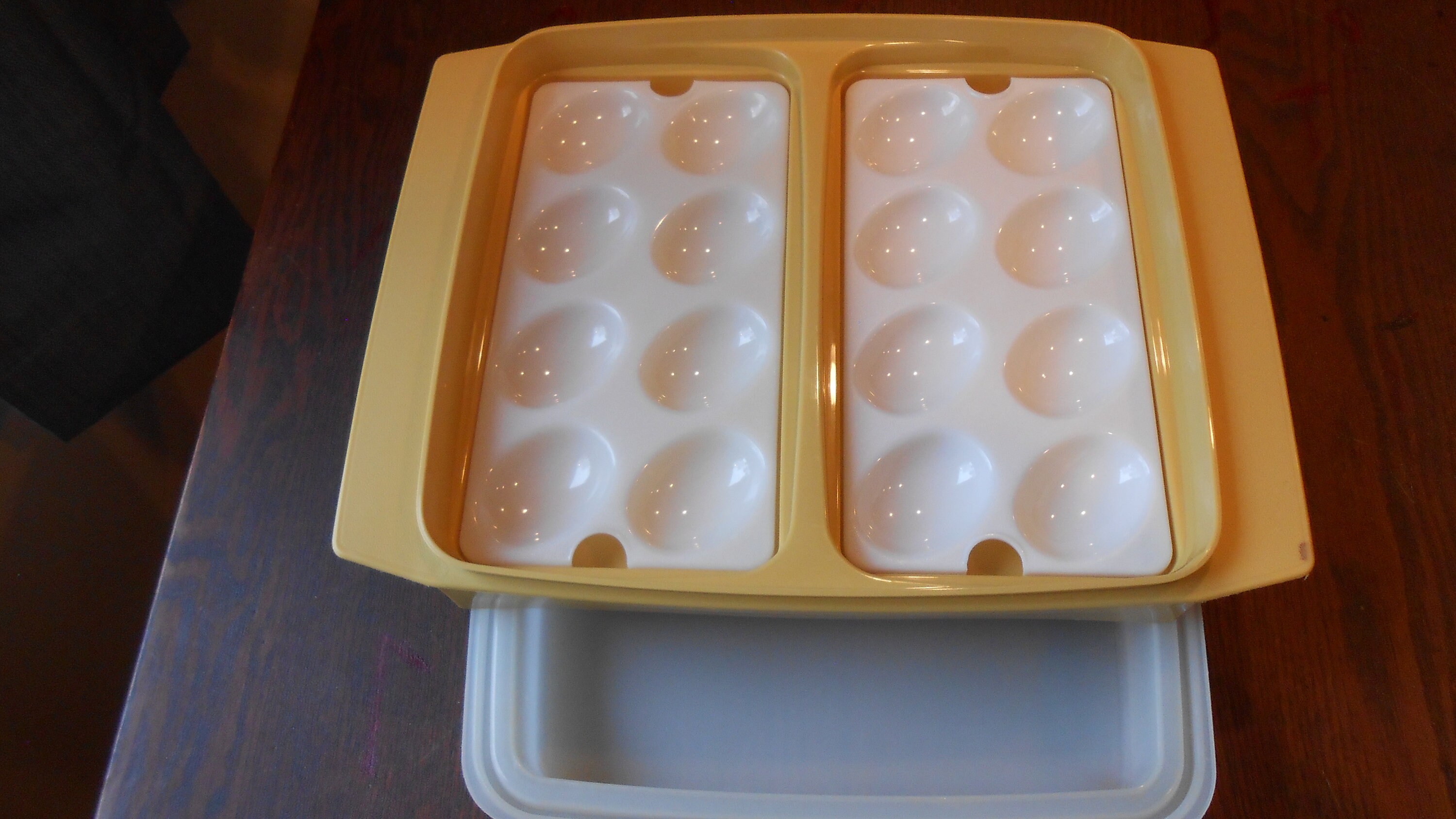 Vintage Tupperware Hard Boiled Egg Holder Etsy