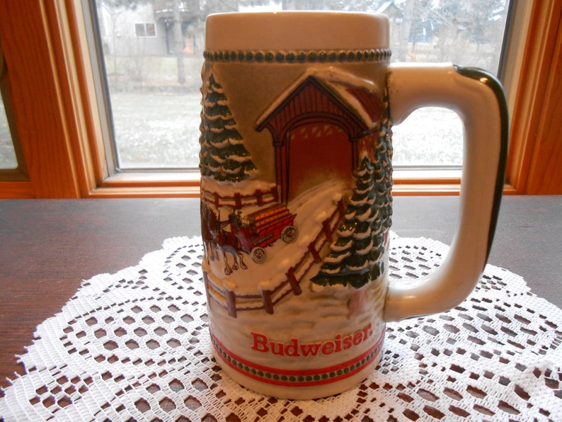 Vintage Budweiser Collectible Beer Stein