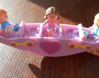 1993 Vintage Polly Pocket teeter Totter Pals- Complete