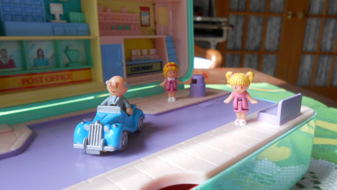 1989 Vintage High Street Moneybox Playset Polly Pocket Complete Etsy