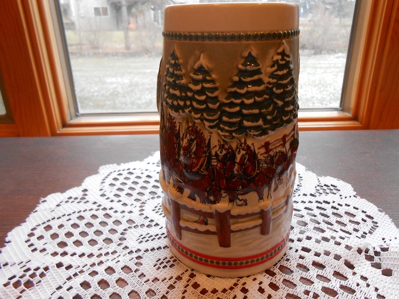 Vintage Budweiser Collectible Beer Stein