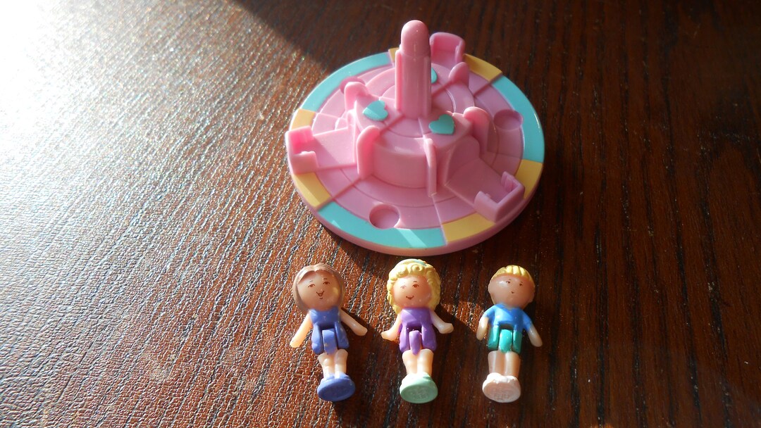 1993 Vintage Polly Pocket Merrygoround Pals Complete Etsy