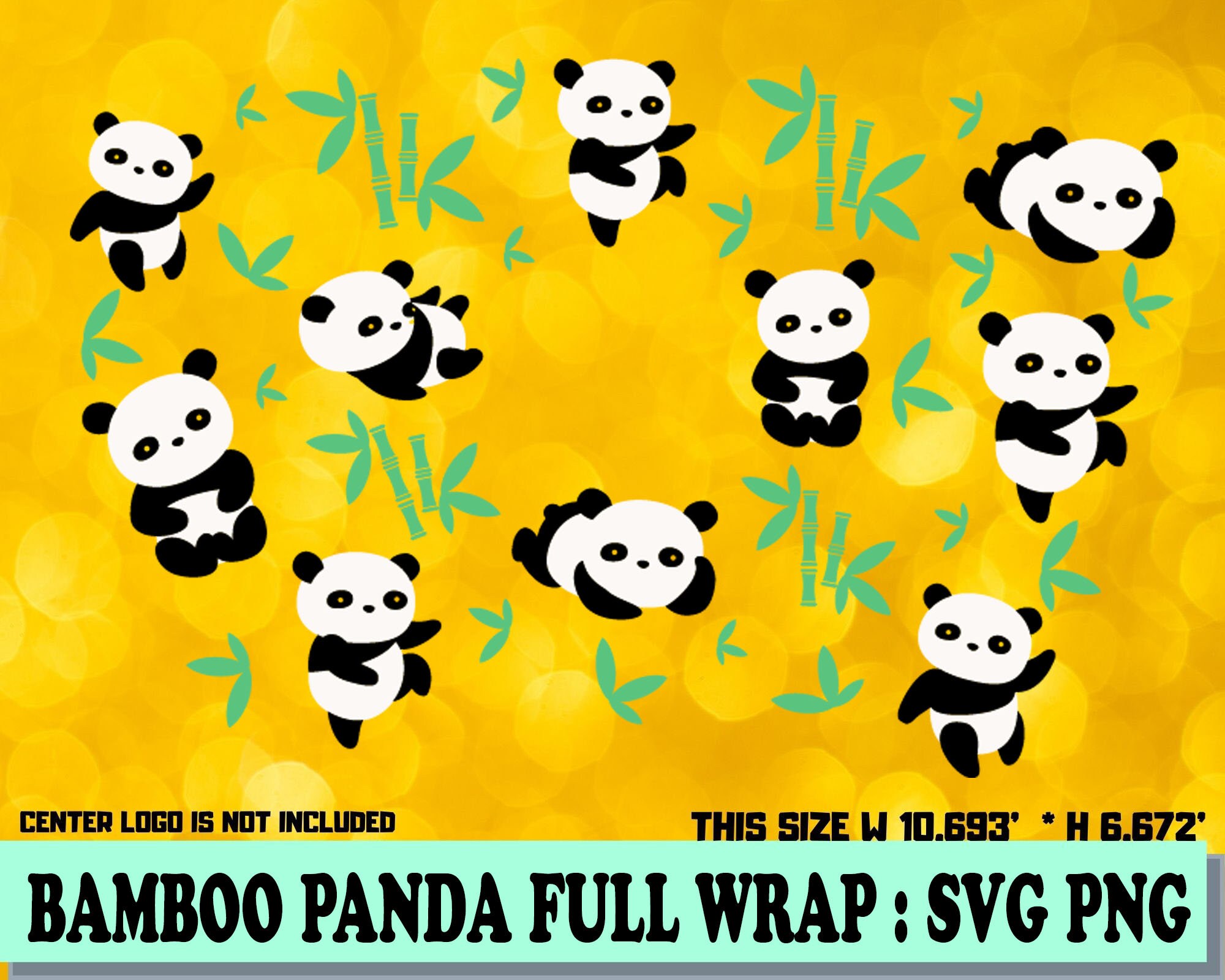 Download Bamboo Panda Starbuck Cup Coffee SVG Bundle Panda svg Panda | Etsy