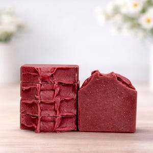 Rose & Ylang Ylang | Handmade Natural Soap | Himalayan Rhubarb Infused Olive Oil | Handmade Gifts | Mothers Day Gifts